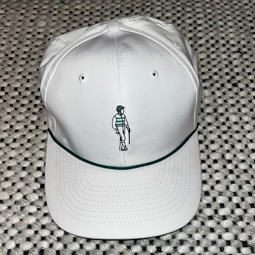 Imperial Jockey White Golf Hat